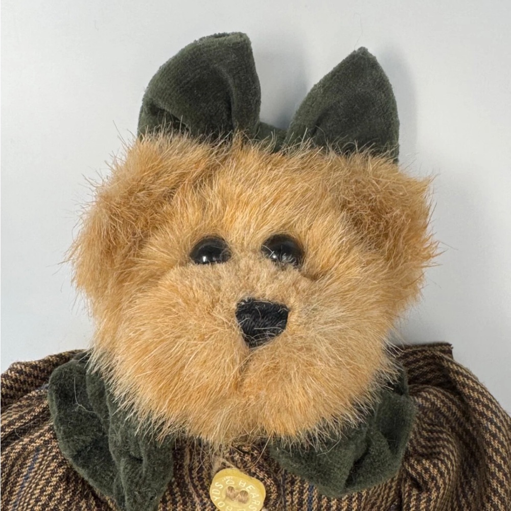 Bailey RETIRED jointed collector Boyd’s Bear Archive series heart pillow 8” 90’s - Picture 5 of 11